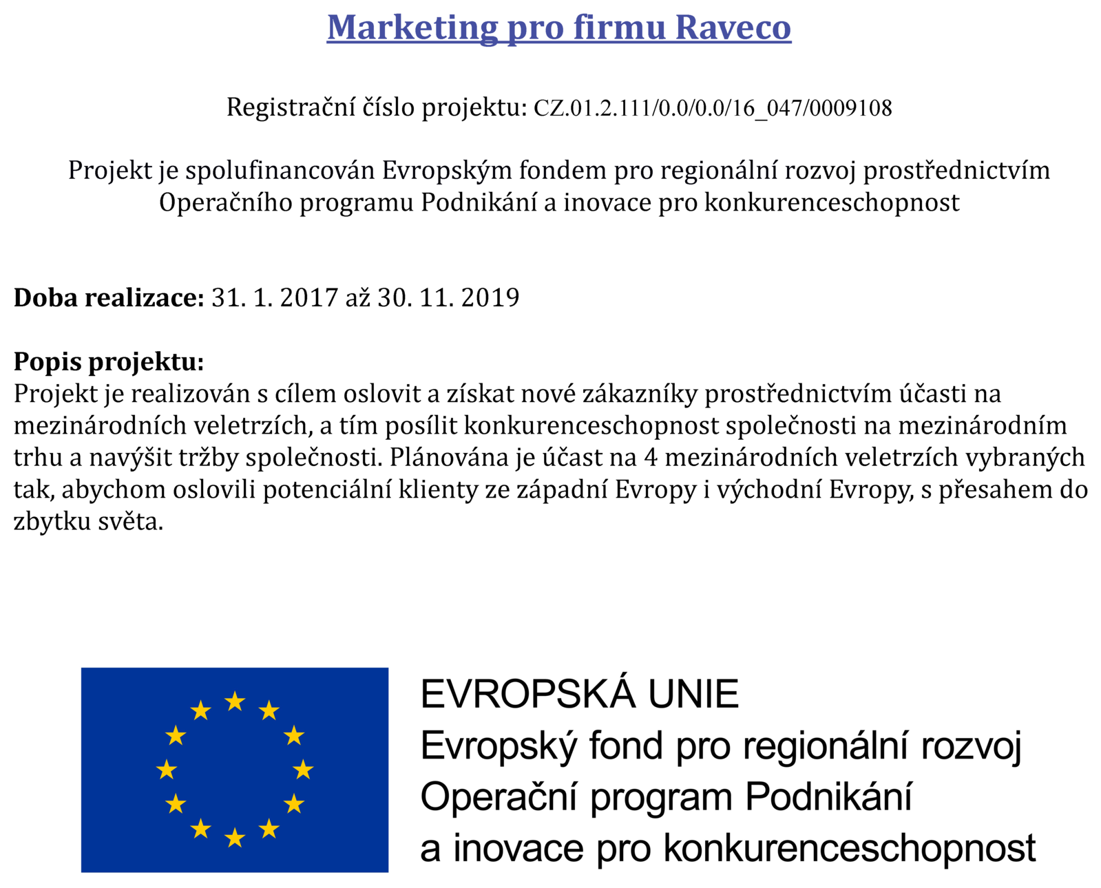 Informace na webu Raveco_návrh2.png